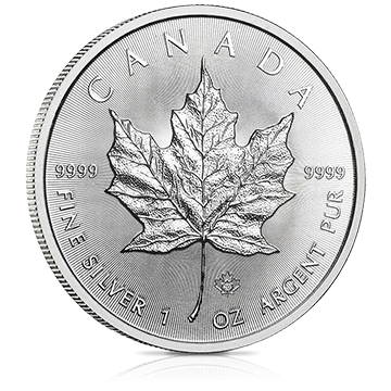 1 oz Canadian Silver Maple Leaf Coin